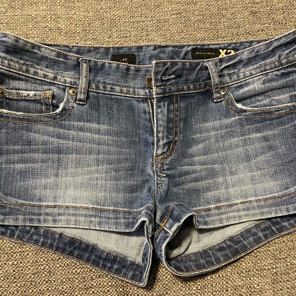 Denim shorts